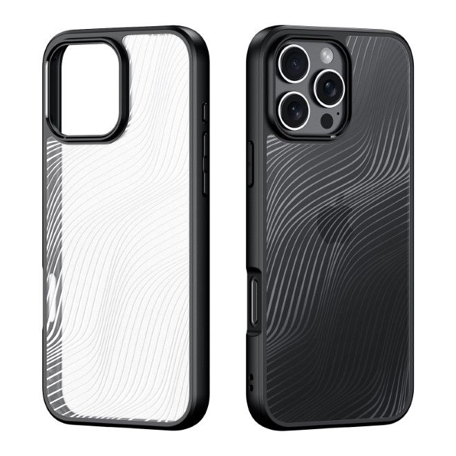 Dux Ducis - iPhone 16 Pro Hülle - Hardcase - Aimo Series - schwarz