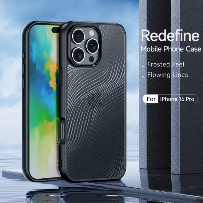 Dux Ducis - iPhone 16 Pro Hülle - Hardcase - Aimo Series - schwarz