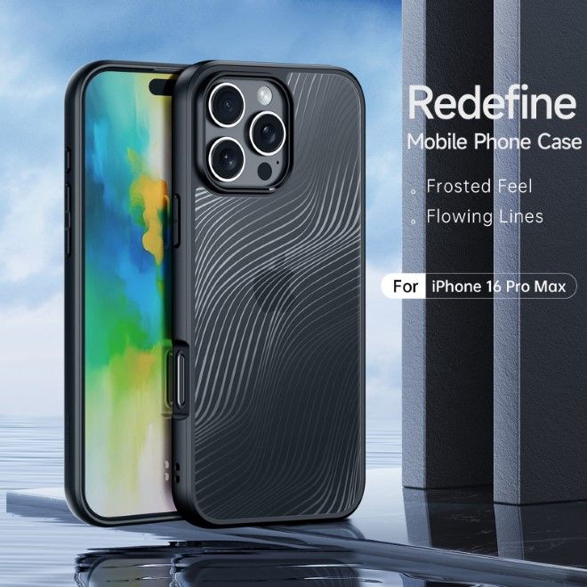 Dux Ducis - iPhone 16 Pro Max Hülle - Hardcase - Aimo Series - schwarz