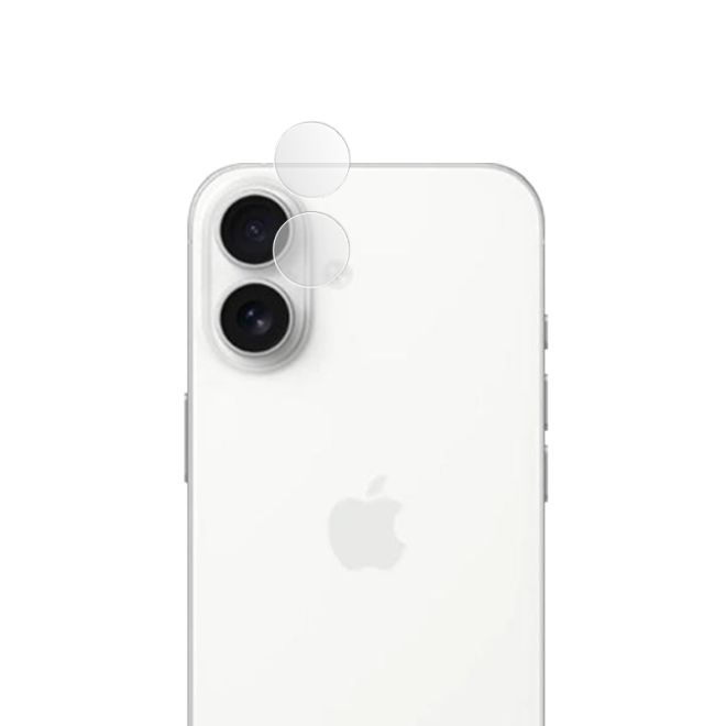 iPhone 16 / iPhone 16 Plus Panzerglas 2.5D - Schutz für Dreifach Kamera (0.21 mm) - transparent