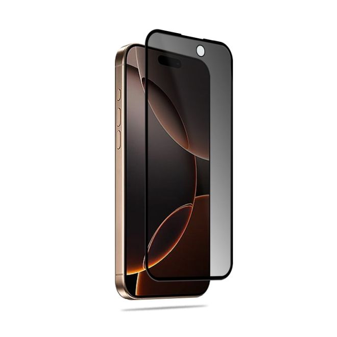iPhone 16 Pro Max Privacy Panzerglas 3D Full Cover - Displayschutz (0.33 mm) - schwarz