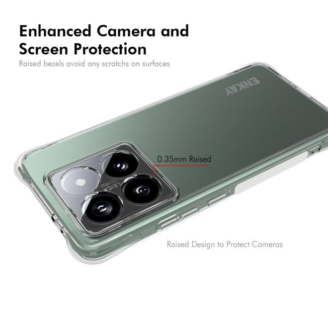 Enkay - Xiaomi 14T Pro Hülle - Softcase TPU Series - transparent