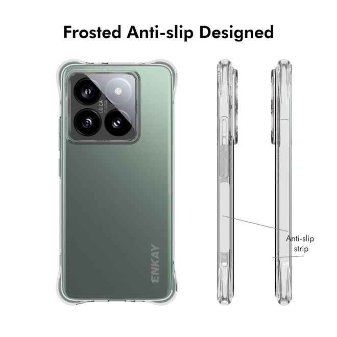Enkay - Xiaomi 14T Pro Hülle - Softcase TPU Series - transparent