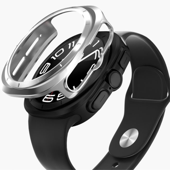 Samsung Galaxy Watch Ultra (47mm) Schutzhülle Hardcase - silber