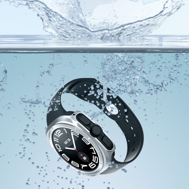 Samsung Galaxy Watch Ultra (47mm) Schutzhülle Hardcase - silber