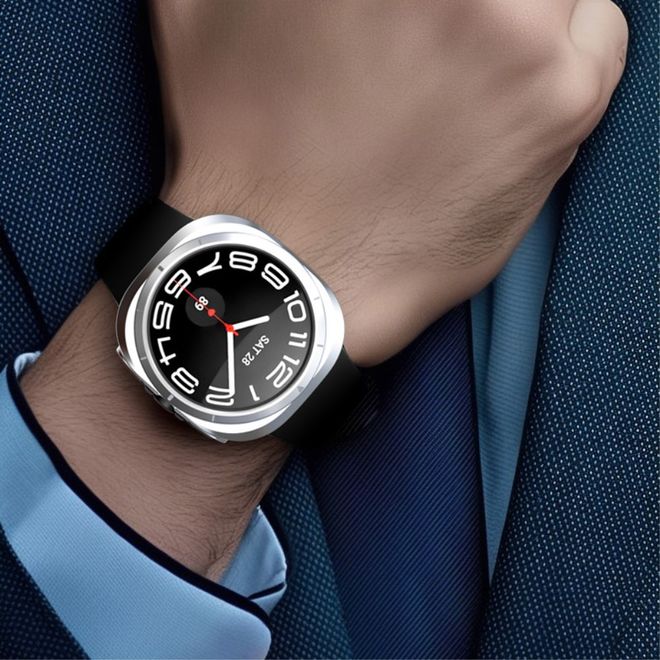 Samsung Galaxy Watch Ultra (47mm) Schutzhülle Hardcase - silber