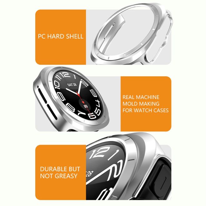 Samsung Galaxy Watch Ultra (47mm) Schutzhülle Hardcase - schwarz