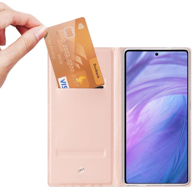 Dux Ducis - Samsung Galaxy S25 Ultra Hülle - Handy Bookcover - Skin Pro Series - rosa