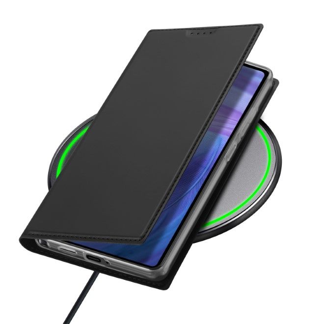 Dux Ducis - Samsung Galaxy S25 Ultra Hülle - Handy Bookcover - Skin Pro Series - schwarz