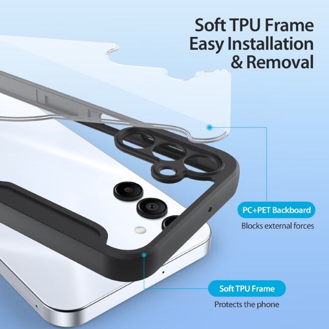 Dux Ducis - Samsung Galaxy A16 5G / 4G Hülle - Leder Bookcover mit Standfunktion - Skin X Pro Series - schwarz