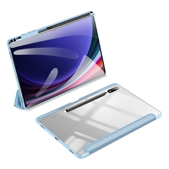 Dux Ducis - Samsung Galaxy Tab S10+ / S9+ / S9 FE+ Hülle - Leder Bookcover - Toby Series - blau