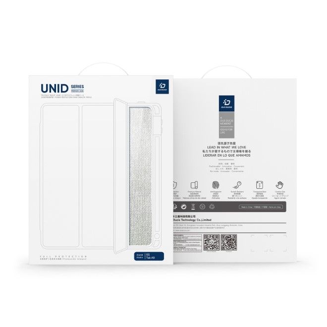 Dux Ducis - Samsung Galaxy Tab A9 Hülle - Leder Bookcover - Unid Series - grün