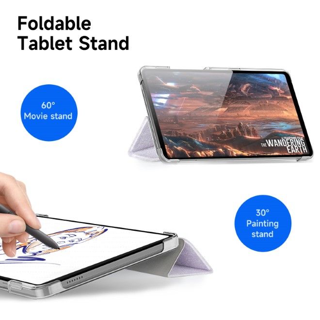 Dux Ducis - Samsung Galaxy Tab A9 Hülle - Leder Bookcover - Unid Series - purpur