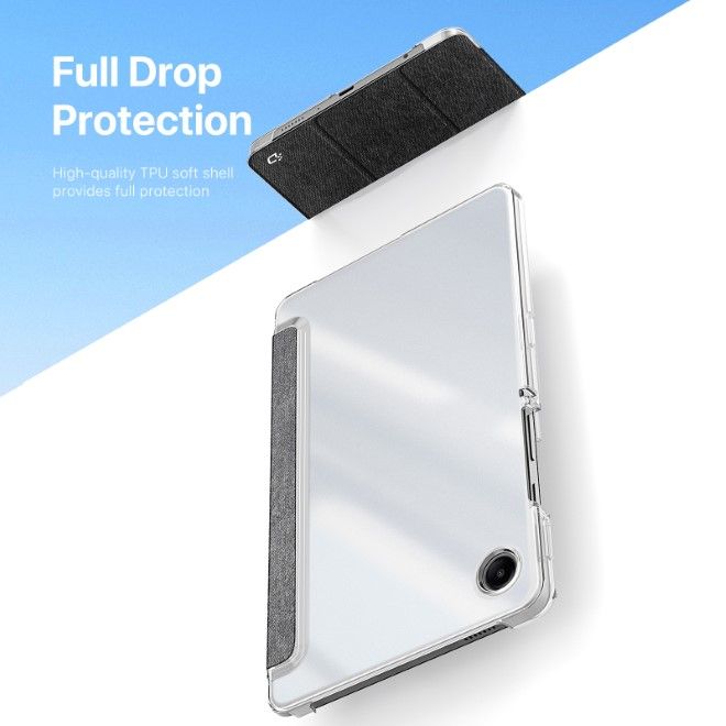 Dux Ducis - Samsung Galaxy Tab A9 Hülle - Leder Bookcover - Unid Series - schwarz