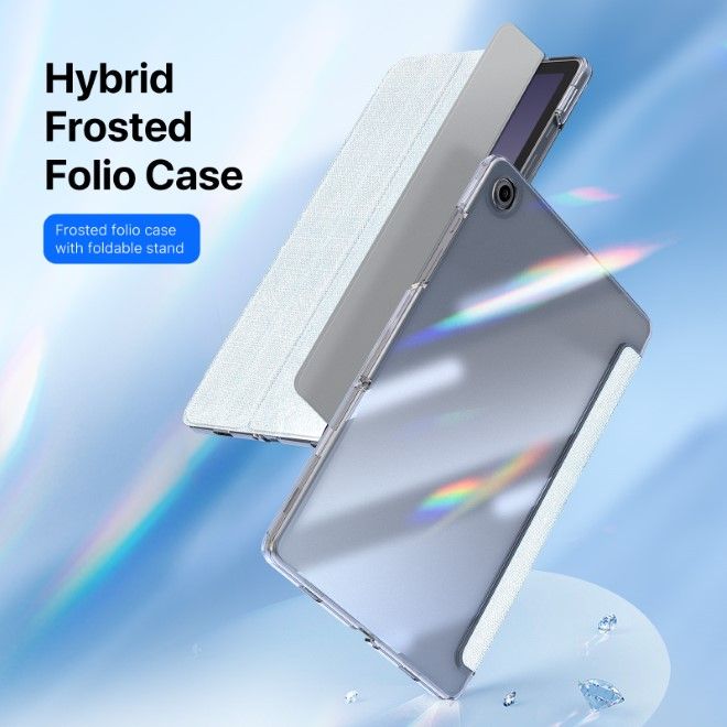 Dux Ducis - Samsung Galaxy Tab A9+ Hülle - Leder Bookcover - Unid Series - blau