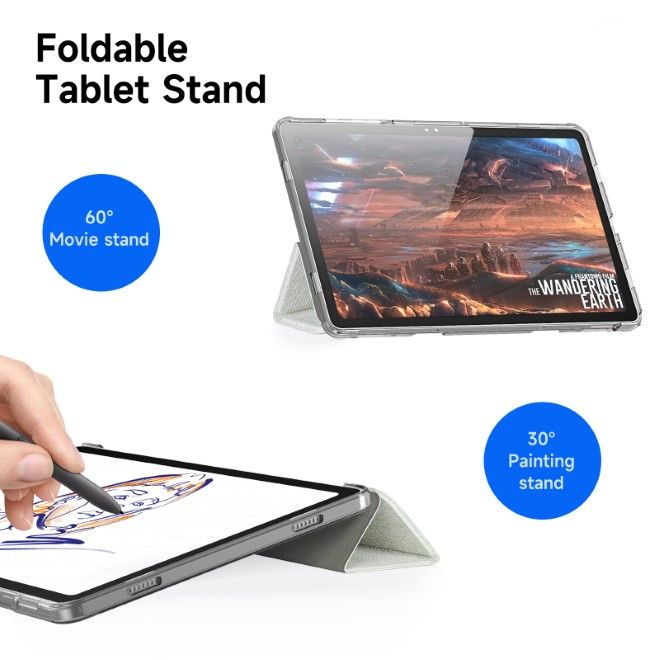 Dux Ducis - Samsung Galaxy Tab A9+ Hülle - Leder Bookcover - Unid Series - grün