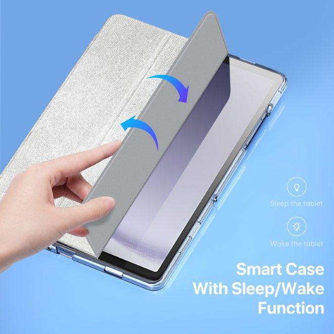 Dux Ducis - Samsung Galaxy Tab A9+ Hülle - Leder Bookcover - Unid Series - grün