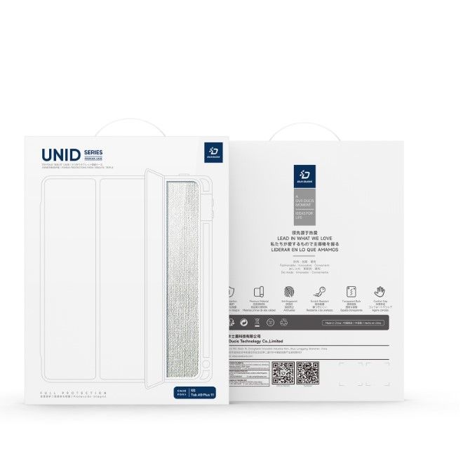 Dux Ducis - Samsung Galaxy Tab A9+ Hülle - Leder Bookcover - Unid Series - grün