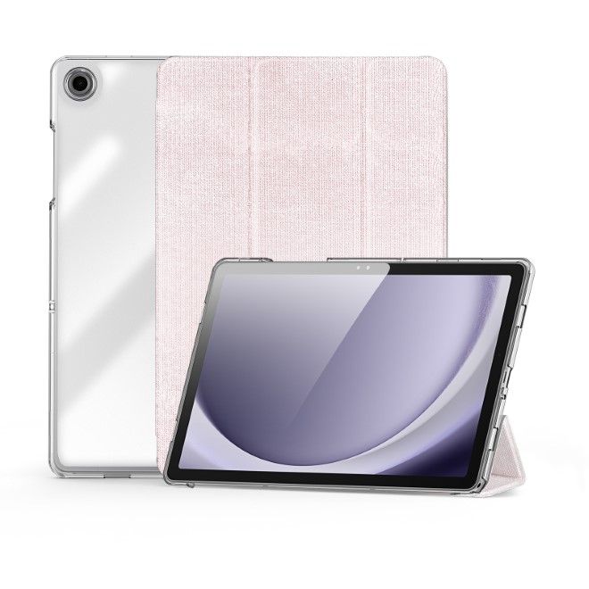 Dux Ducis - Samsung Galaxy Tab A9+ Hülle - Leder Bookcover - Unid Series - pink