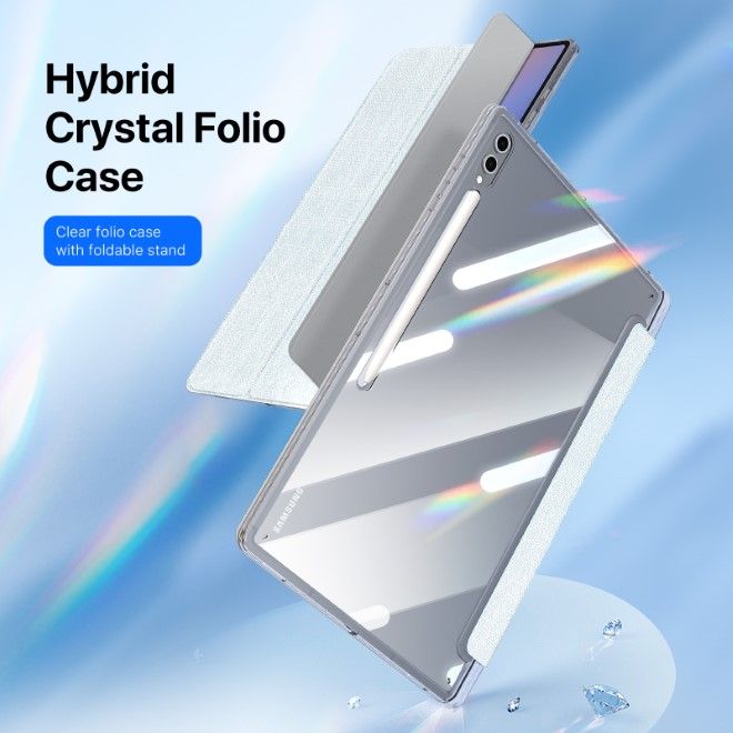 Dux Ducis - Samsung Galaxy Tab S10 Ultra / S9 Ultra / S8 Ultra Hülle - Leder Bookcover - Unid Series - blau