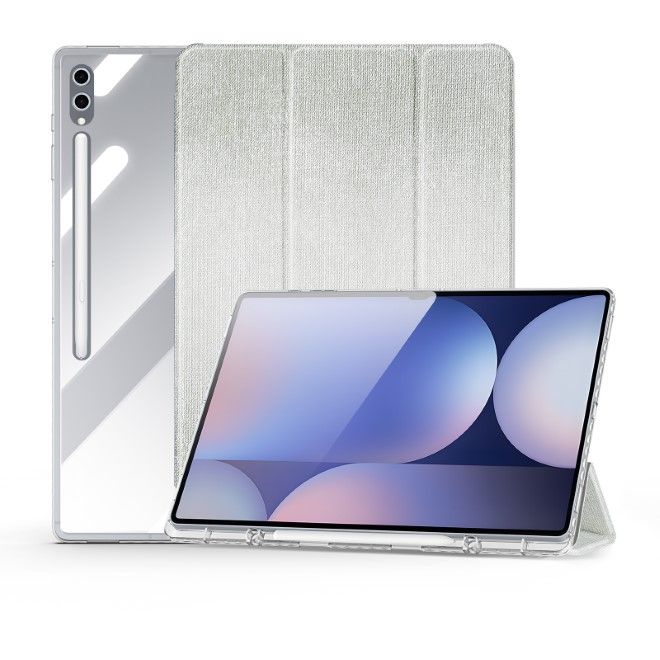 Dux Ducis - Samsung Galaxy Tab S10 Ultra / S9 Ultra / S8 Ultra Hülle - Leder Bookcover - Unid Series - grün