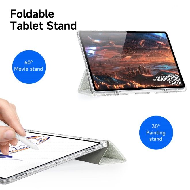 Dux Ducis - Samsung Galaxy Tab S10 Ultra / S9 Ultra / S8 Ultra Hülle - Leder Bookcover - Unid Series - grün