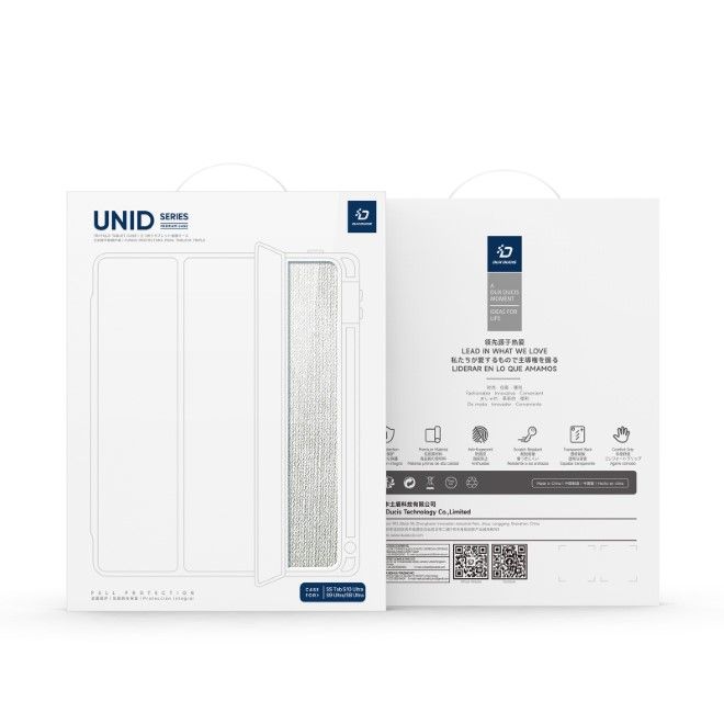 Dux Ducis - Samsung Galaxy Tab S10 Ultra / S9 Ultra / S8 Ultra Hülle - Leder Bookcover - Unid Series - grün