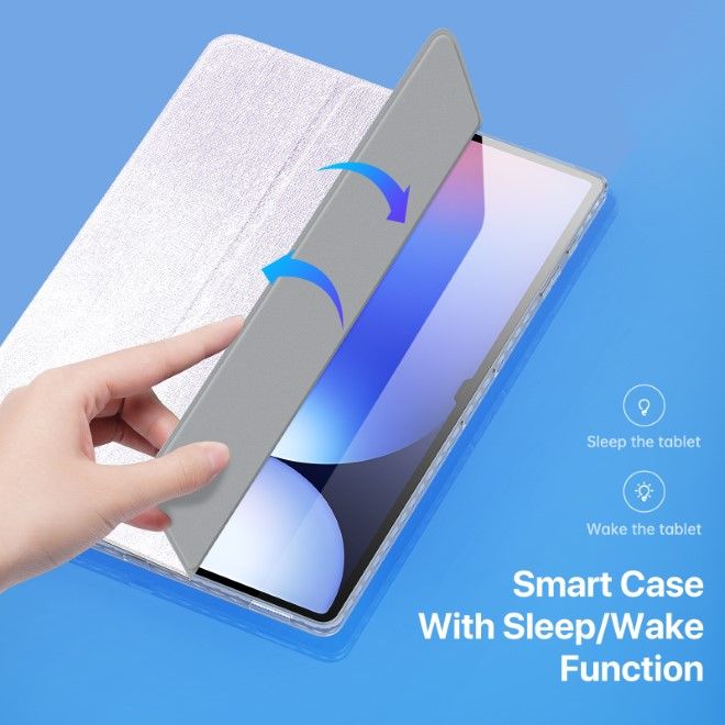 Dux Ducis - Samsung Galaxy Tab S10 Ultra / S9 Ultra / S8 Ultra Hülle - Leder Bookcover - Unid Series - purpur