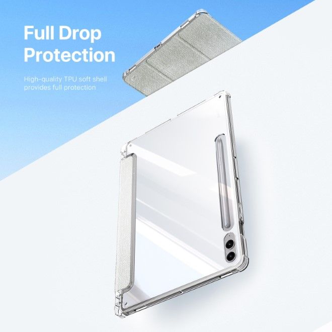 Dux Ducis - Samsung Galaxy Tab S10+ / S9+ / S9 FE+ Hülle - Leder Bookcover - Unid Series - grün