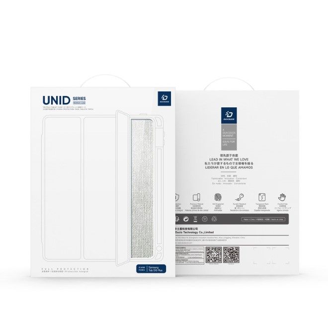 Dux Ducis - Samsung Galaxy Tab S10+ / S9+ / S9 FE+ Hülle - Leder Bookcover - Unid Series - grün