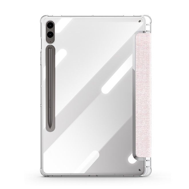 Dux Ducis - Samsung Galaxy Tab S10+ / S9+ / S9 FE+ Hülle - Leder Bookcover - Unid Series - pink