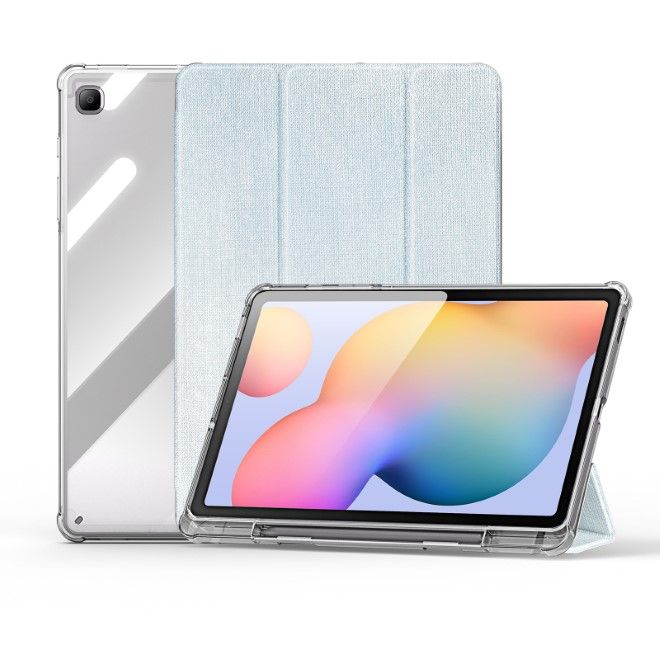 Dux Ducis - Samsung Galaxy Tab S6 Lite (2020/2022/2024) Hülle - Leder Bookcover - Unid Series - blau