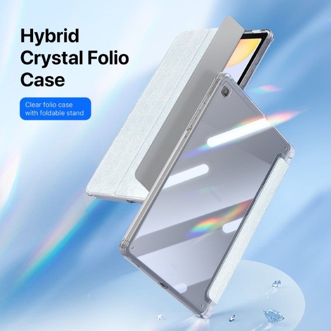 Dux Ducis - Samsung Galaxy Tab S6 Lite (2020/2022/2024) Hülle - Leder Bookcover - Unid Series - blau