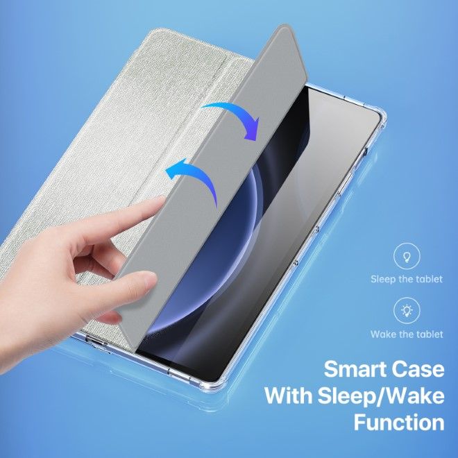 Dux Ducis - Samsung Galaxy Tab S9 / S9 FE Hülle - Leder Bookcover - Unid Series - grün