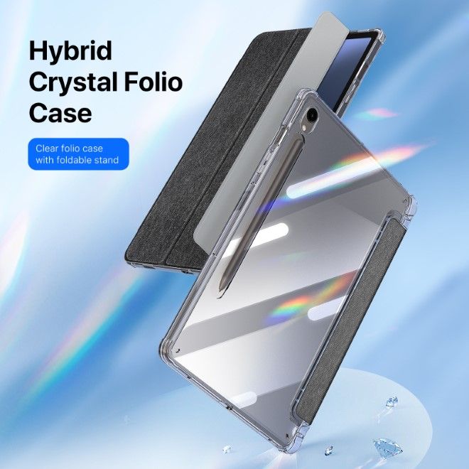 Dux Ducis - Samsung Galaxy Tab S9 / S9 FE Hülle - Leder Bookcover - Unid Series - schwarz