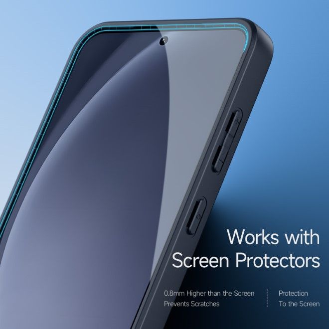 Dux Ducis - Samsung Galaxy S25 Hülle - Hardcase - MagSafe - mit Standfunktion - Aimo Mag Stand Series - schwarz