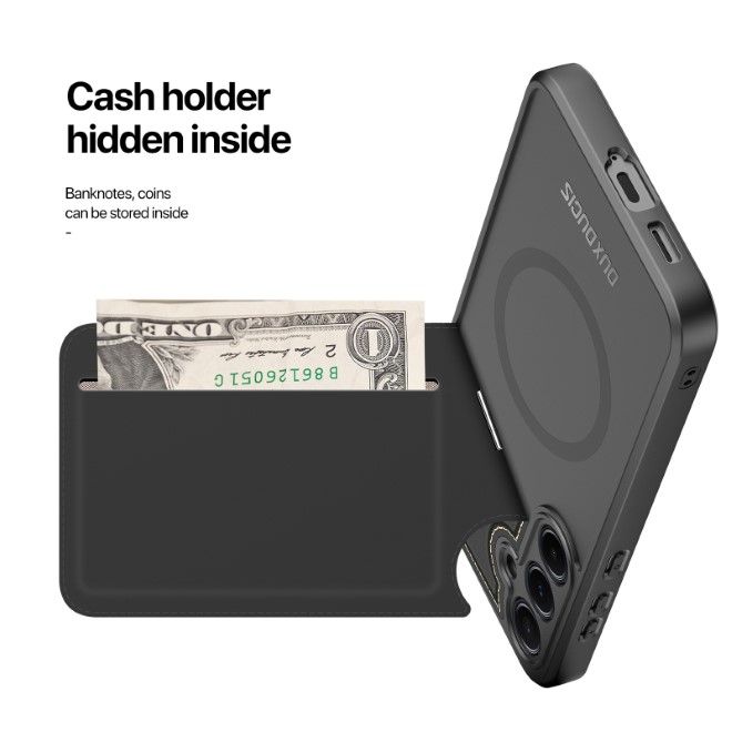 Dux Ducis - Samsung Galaxy S25 Hülle - PC und TPU Hardcase - Rafi II Mag Series - schwarz