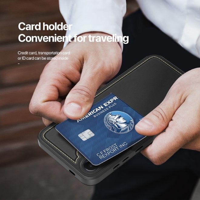 Dux Ducis - Samsung Galaxy S25+ Hülle - PC und TPU Hardcase - Rafi II Mag Series - schwarz