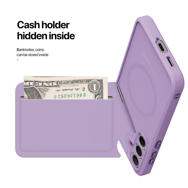 Dux Ducis - Samsung Galaxy S25+ Hülle - PC und TPU Hardcase - Rafi II Mag Series - purpur