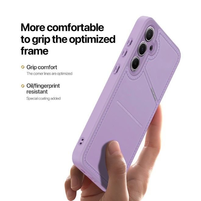 Dux Ducis - Samsung Galaxy S25+ Hülle - PC und TPU Hardcase - Rafi II Mag Series - purpur