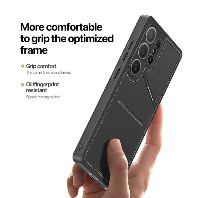 Dux Ducis - Samsung Galaxy S25 Ultra Hülle - PC und TPU Hardcase - Rafi II Mag Series - schwarz