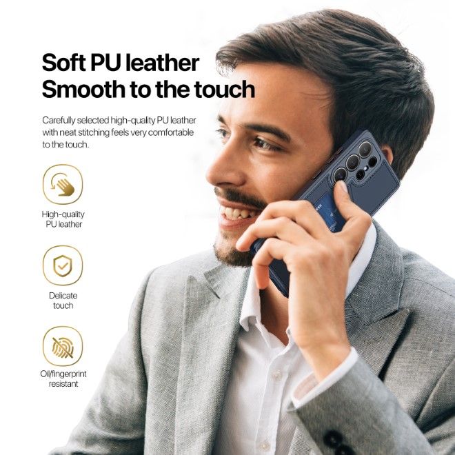 Dux Ducis - Samsung Galaxy S25 Ultra Hülle - PC und TPU Hardcase - Rafi II Mag Series - blau