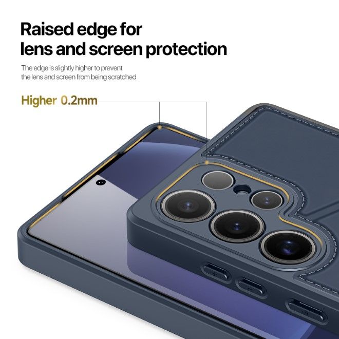 Dux Ducis - Samsung Galaxy S25 Ultra Hülle - PC und TPU Hardcase - Rafi II Mag Series - blau