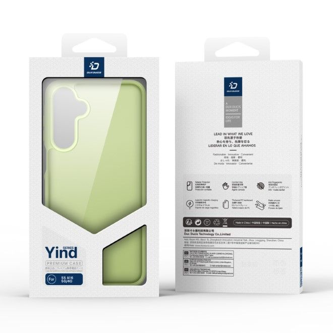 Dux Ducis - Samsung Galaxy A16 5G / 4G Hülle - TPU und PC Hardcase - Yind Series - lime