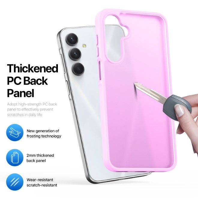 Dux Ducis - Samsung Galaxy A16 5G / 4G Hülle - TPU und PC Hardcase - Yind Series - rosepink