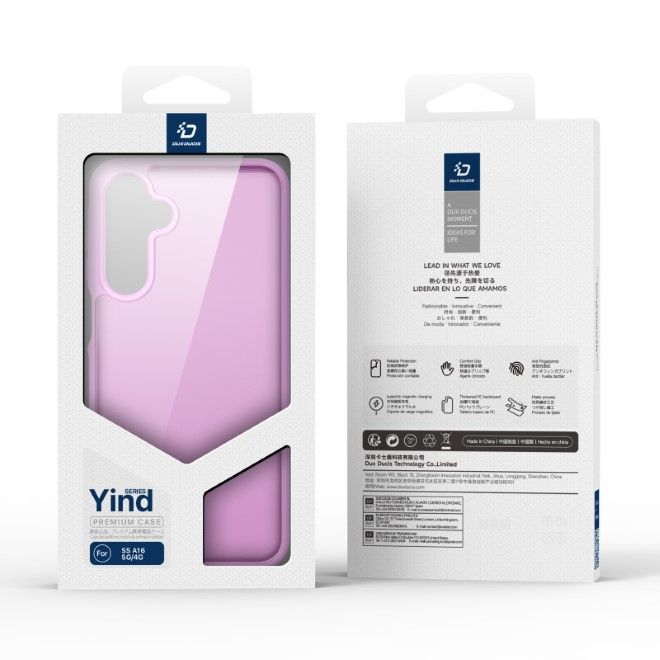 Dux Ducis - Samsung Galaxy A16 5G / 4G Hülle - TPU und PC Hardcase - Yind Series - rosepink