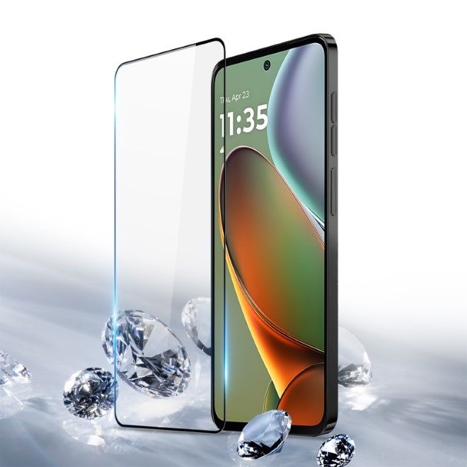 Dux Ducis - Motorola Moto G15 / G15 Power Schutzglas - aus gehärtetem Glas - 10D - schwarz