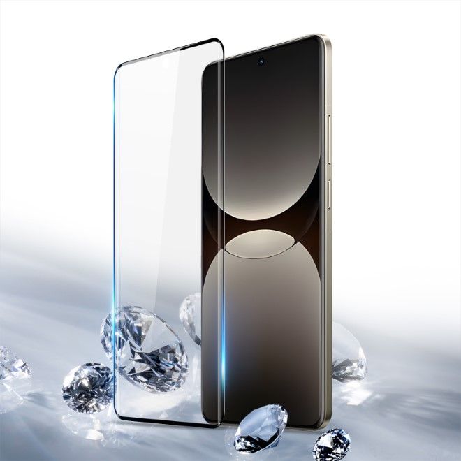 Dux Ducis - Realme GT 7 Pro Schutzglas - aus gehärtetem Glas - Curved - schwarz
