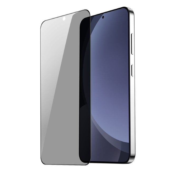 Dux Ducis - Samsung Galaxy S25 Schutzglas - aus gehärtetem Glas - mit Sichtschutz - Privacy - schwarz
