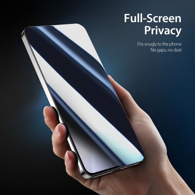 Dux Ducis - Samsung Galaxy S25+ Schutzglas - aus gehärtetem Glas - mit Sichtschutz - Privacy - schwarz